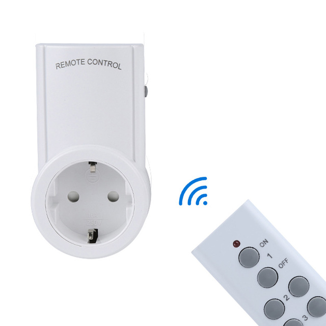 RF Wireless Smart Home Remote Control Wall Smart Plug Socket