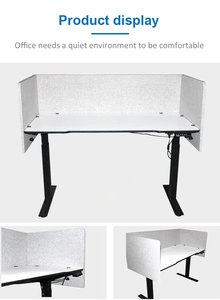 Màn Hình Bàn Đứng Trọng Lượng Nhẹ Thân Thiện Với Môi Trường Tấm Chia Bàn Văn Phòng Tấm Cách Âm Bằng Sợi Polyester Màn Hình Cách Âm - Product Image 4