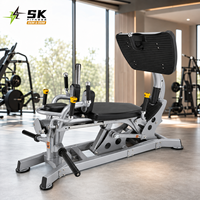 Máquina de prensa de piernas con palanca y carga de placas SK Fitness, 200 kg, asiento ajustable, entrenamiento de fuerza para la parte inferior del cuerpo, gimnasio comercial, venta al por mayor