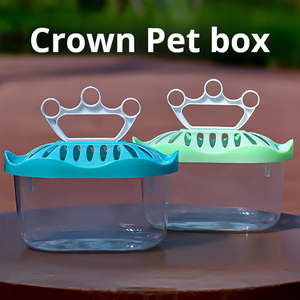 Ingrosso scatola di plastica per animali domestici piccola scatola di pesce scatola di tartaruga può ospitare criceto <span class=keywords><strong>acquario</strong></span> - Product Image 4
