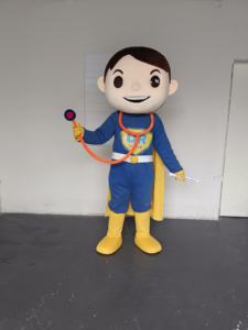 ハロウィンカーニバルパレード用カスタムインフレータブルピエロ漫画ウォーキングコスチューム-大人用ユニセックス - Product Image 3