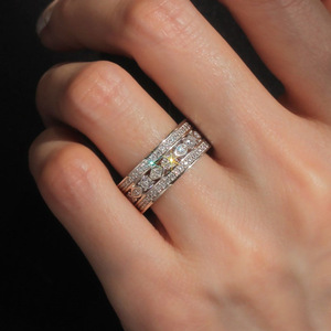 Anello Geometrico Marquise Design Unisex per Uomini e Donne - Product Image 2