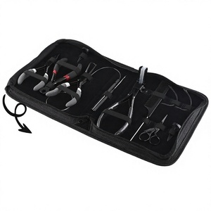Hot Selling Commercial Use Stainless Steel Hair Extension Tool Kit Micro <b>Rings</b> Pressing Pliers Hair <b>Cutter</b> Parting Comb Pulling - Product Image 6