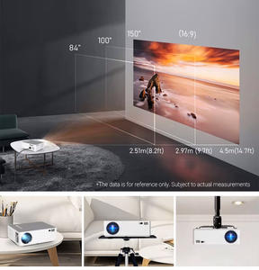 BYINTEK-proyector Multimedia inteligente K20 para cine en casa, dispositivo de proyección de vídeo para teléfono móvil (40USD Extra para Android), 16 años de fábrica - Product Image 6