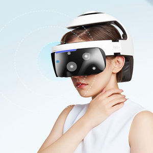 Casco Inteligente con Bluetooth para Música, Masaje SPA para la <span class=keywords><strong>Cabeza</strong></span>, Vibración <span class=keywords><strong>de</strong></span> Pulpo, Presión <span class=keywords><strong>de</strong></span> Aire, Compresa Caliente, Control Remoto, Batería <span class=keywords><strong>de</strong></span> Litio - Product Image 3
