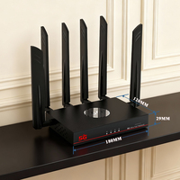 Routeur CPE sans fil 5G débloqué Yeacomm NR820 Ultra, Qualcomm SDX75, Wi-Fi 6 double bande, 2 emplacements pour carte SIM, SA NSA VPN Modem