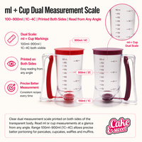 Distributeur de pâte à pâtisserie 900 ml, outils de pâtisserie, distributeur de pâte à farine pour cupcakes, biscuits, gâteaux, muffins