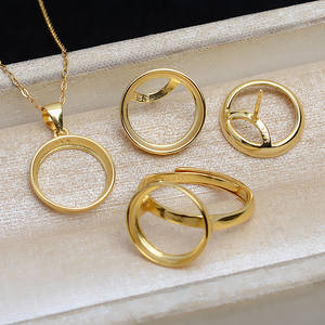 Juego de Colgante y Anillo de Plata S925 con Perla de 13.5 mm, Base Plana de Mármol, Accesorios para DIY, Joyería Fina 5283 - Product Image 1