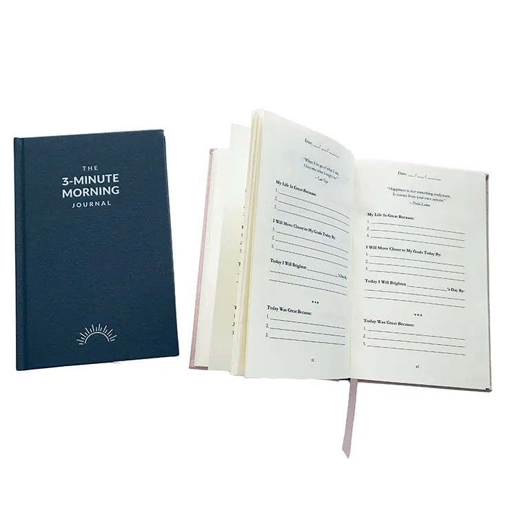 festeinband personalisierter planer notizbuch-druck