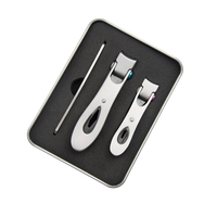 Ensemble de coupe-ongles professionnels en acier inoxydable à grandes mâchoires, 3 pièces, avec un design durable et portable pour la manucure et la pédicure