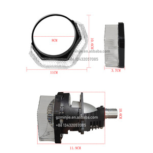 Rgb đuổi theo Led Đèn Pha quả cầu 5D mặt nạ pha lê H4 trang bị thêm Bộ <span class=keywords><strong>d</strong></span>ụng cụ biled máy chiếu cho BMW TOYOTA - Product Image 4