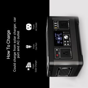 ชุดเครื่องกำเนิดไฟฟ้าพลังงานแสงอาทิตย์ จัดส่งรวดเร็ว 500W ชาร์จไร้สาย ไฟ LED ระบบกักเก็บพลังงาน A5 ความจุแบตเตอรี่ 520Wh - Product Image 3