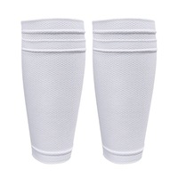 Manchons de compression respirants en maille élastique pour mollets de football, protège-tibias sportifs, chaussettes de soutien pour mollets de football et course à pied