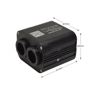 Projecteur d'éclairage à fibre optique LED RGBW avec contrôle par application, effet ciel étoilé scintillant