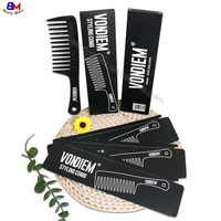 Vente en gros de boîtes d'emballage en plastique recyclé pour peignes à cheveux boîtes en papier avec logo personnalisé emballage avec fenêtre
