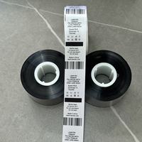 Ruban de transfert thermique compatible pour imprimante AD500, 40 mm * 500 m, résine lavable, double face, impression d'étiquettes textiles pour vêtements