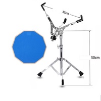 Universal Aluminum Alloy Snare Drum Pads Accessories Stand for Drum Percussion