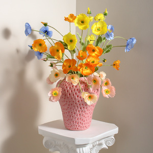 Vase décoratif pour la maison au design spécial Vase en céramique Pot à fraises Décoration de vase à fleurs en céramique - Product Image 4