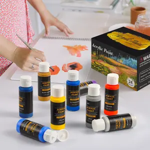 Acrylverf Set Van (60Ml, 2Oz) Kunst Benodigdheden Voor Canvas Stof Keramische Pompoenen Versieren Voor Kunstenaars Volwassenen Beginners Ambachtelijke Kit