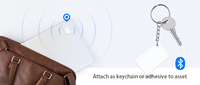 5.0 petite balise de localisation des actifs de balise de suivi ultra mince avec UUID programmable mineur et majeur