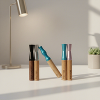 Bijou diffuseur d'aromathérapie en acier inoxydable pour l'apaisement du stress, les huiles essentielles et l'aide au sevrage tabagique, inhalateur en forme de bâton