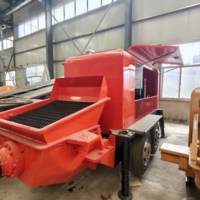 Pompe à béton diesel haute pression MINLE HBTS45-13-55 45m/h 55kW Kawasaki 13 Mpa Haute efficacité Grandes travaux de construction