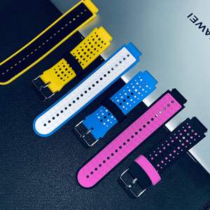 Correas de goma para reloj <span class=keywords><strong>Garmin</strong></span> <span class=keywords><strong>Forerunner</strong></span>, <span class=keywords><strong>correa</strong></span> de silicona de doble color, 220, 230, 235, 620, 630, <span class=keywords><strong>735</strong></span> - Product Image 4