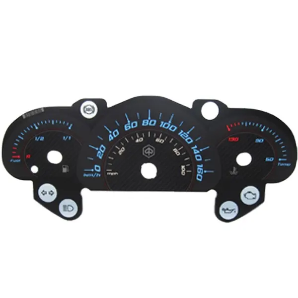Custom Silk Screen Printing 2D Digital Speedometer Manufacturers Auto Meter Dial