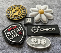 Pas de minimum pas de vêtements quantité minimale de commande personnaliser 3D PVC Patch Patch en caoutchouc de silicone souple en 2024