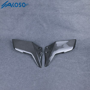 AKOSO Aileron d'aile aérodynamique complet en fibre de carbone sèche 3K pour <span class=keywords><strong>Kawasaki</strong></span> Ninja <span class=keywords><strong>H2</strong></span> <span class=keywords><strong>H2R</strong></span> 2015-2024 - Product Image 2