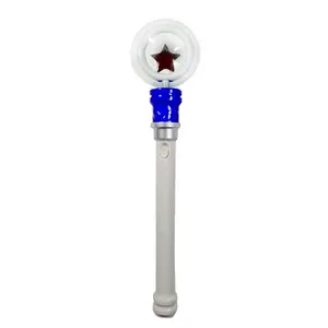 Spinner Wizard Wand intermitente LED Glow Stick juguete con Led Flash Fairy Magic Spinning Wand Ball Light up juguetes para niños