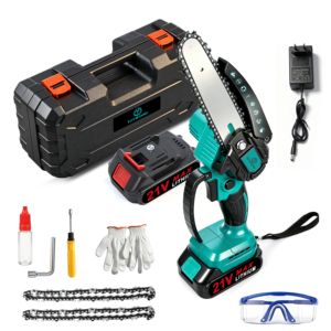 Sierra de Cadena Inalámbrica Portátil Industrial ACS191, 600W, 21V, Batería de Iones de Litio, Máquina Cortadora de Madera - Product Image 6