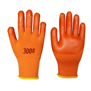 قفازات فاخرة عالية الجودة مطلية باللون البرتقالي وتتميز بالمزودة بمظهر واقٍ وتصميم يوفر حماية كبيرة للرجال وتتميز بقطع تغطية بجودة عالية ومطلية بـ Pvc - Product Image 2