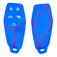 Étui de protection en silicone pour clé de voiture MG ONE à 5 boutons, accessoires pour entrée sans clé, coque de télécommande intelligente en caoutchouc, ensemble de pochettes