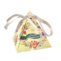 Boîte à bonbons de mariage écologique pour les invités Boîtes en papier