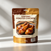 Sacs refermables en plastique PE de qualité alimentaire pour l'emballage de poulet rôti et cuit au four