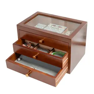 wooden watch display case and mens jewelry box organizer watch box luxury