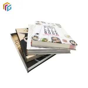 फैक्टरी सस्ता फास्ट डिलिवरी कस्टम मुद्रण पूर्ण रंग खाना पकाने पुस्तक Cookbook हार्डकवर कुक बुक
