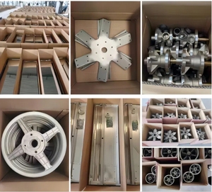 Pièces de rechange libres de moteur de cuivre de ventilateur de mur à courant alternatif en acier de grande <span class=keywords><strong>taille</strong></span> obturateur, roulement, <span class=keywords><strong>ceinture</strong></span> brevetés, - Product Image 2