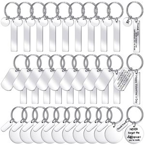 Porte-clés personnalisés en gros, vierges, vintage, motif chien de dessin animé, en acier inoxydable, pour couple, gravure laser, cadeau de vacances - Product Image 1