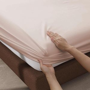 Transpirable 300TC King Size Poly Cotton Full Size Sábana bajera para Hotel Hospital - Product Image 1