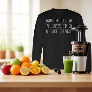 T-shirt promotionnel à manches longues Detox Juice Cleanse - Product Image 3