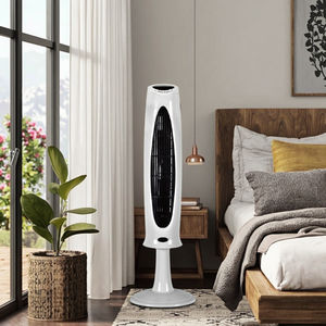 <span class=keywords><strong>Ventilateur</strong></span> de refroidissement d'air oscillant électrique en plastique à <span class=keywords><strong>pied</strong></span> long de type F de 42 pouces, à faible consommation d'énergie, pour la chambre à coucher, vente en gros - Product Image 1