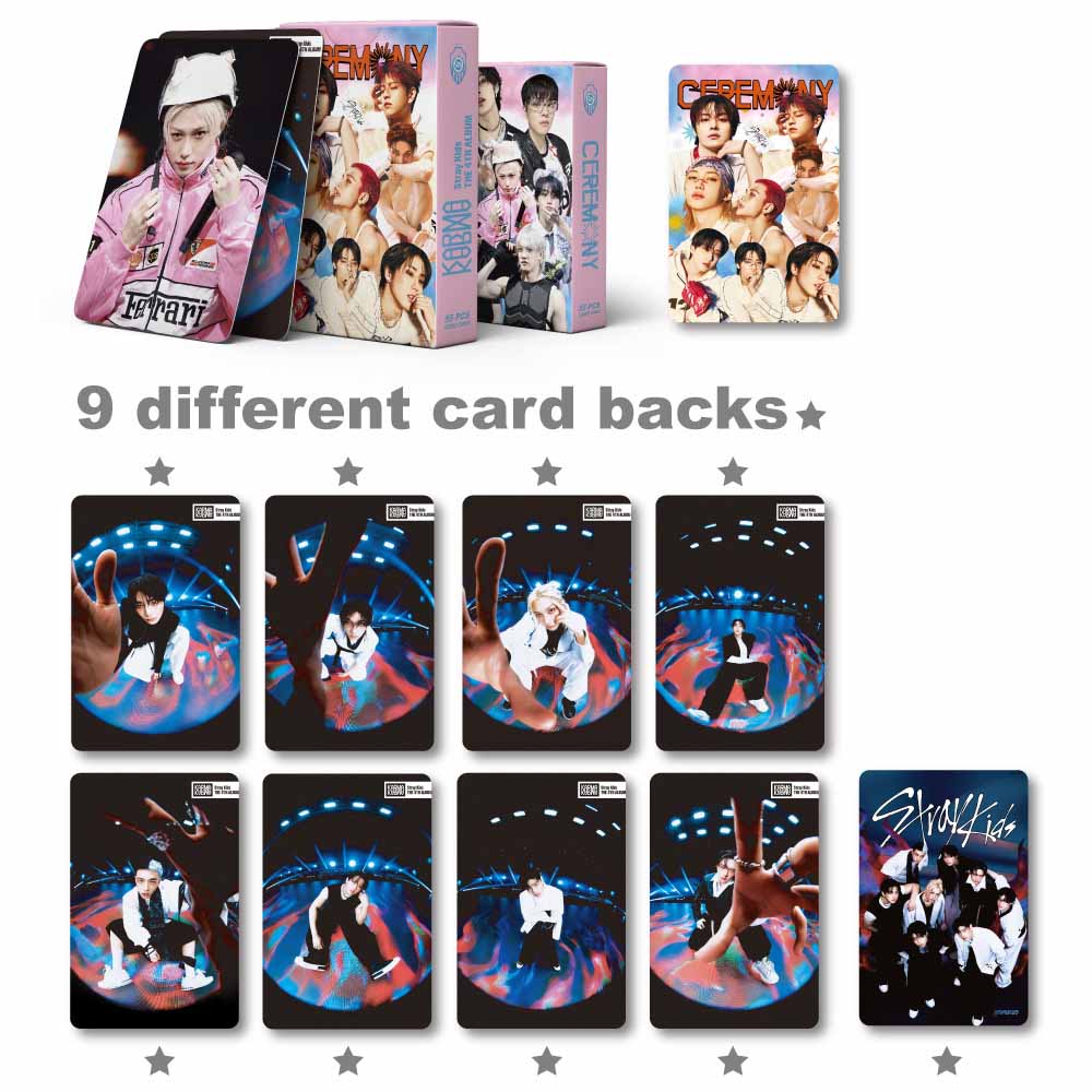 55Pcs/Set Kpop StrayKids KARMA CEREMONY Album Lomo Cards Hyunjin