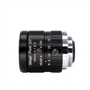 Objectif industriel 16 mm, 5 MP, objectif de vision industrielle pour la surveillance intelligente du trafic/route, 2/3 ", monture C, faible distorsion M992 - Product Image 3