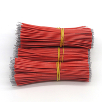Câble chauffant électronique flexible en silicone HONGPAI Modèle 3135 avec conducteur en cuivre, rouge et noir, 600V