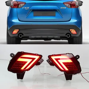 LED Reflector For Mazda CX-5 CX5 2013 2014 2015 2016 Car Tail Light Rear Bumper Light Rear Fog Lamp Brake Light