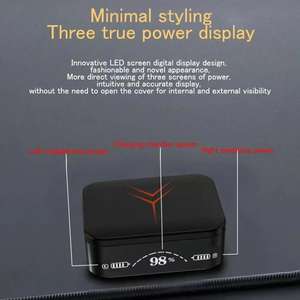 Écouteurs Bluetooth sans fil M88plus Écouteurs intra-auriculaires Bluetooth 5.3 avec 3 câbles de charge Écouteurs de sport stéréo avec micro - Product Image 4