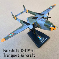 Kits de Modelos de Aviones de Combate de Metal, Juguetes de Modelos de Aviones de la Segunda Guerra Mundial, Escala 1:200, Avión de Transporte Fairchild C-119 G