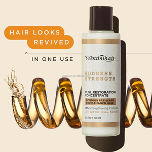 Crema <span class=keywords><strong>de</strong></span> Tratamiento Capilar Reparadora <span class=keywords><strong>de</strong></span> Rizos <span class=keywords><strong>de</strong></span> Marca Blanca para Cabello Dañado Pre-Shampoo con Efecto Adhesivo - Product Image 3